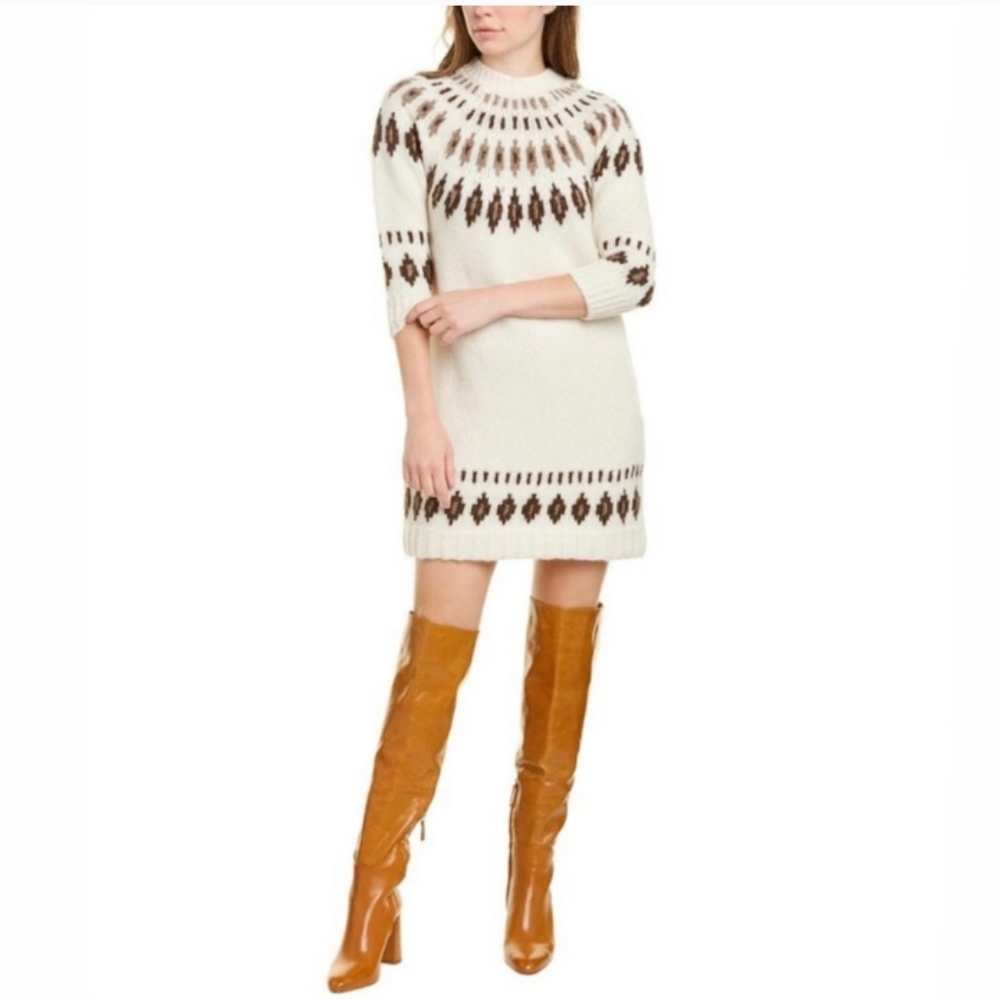 Faherty Brand Oslo Alpaca Blend Sweater Dress